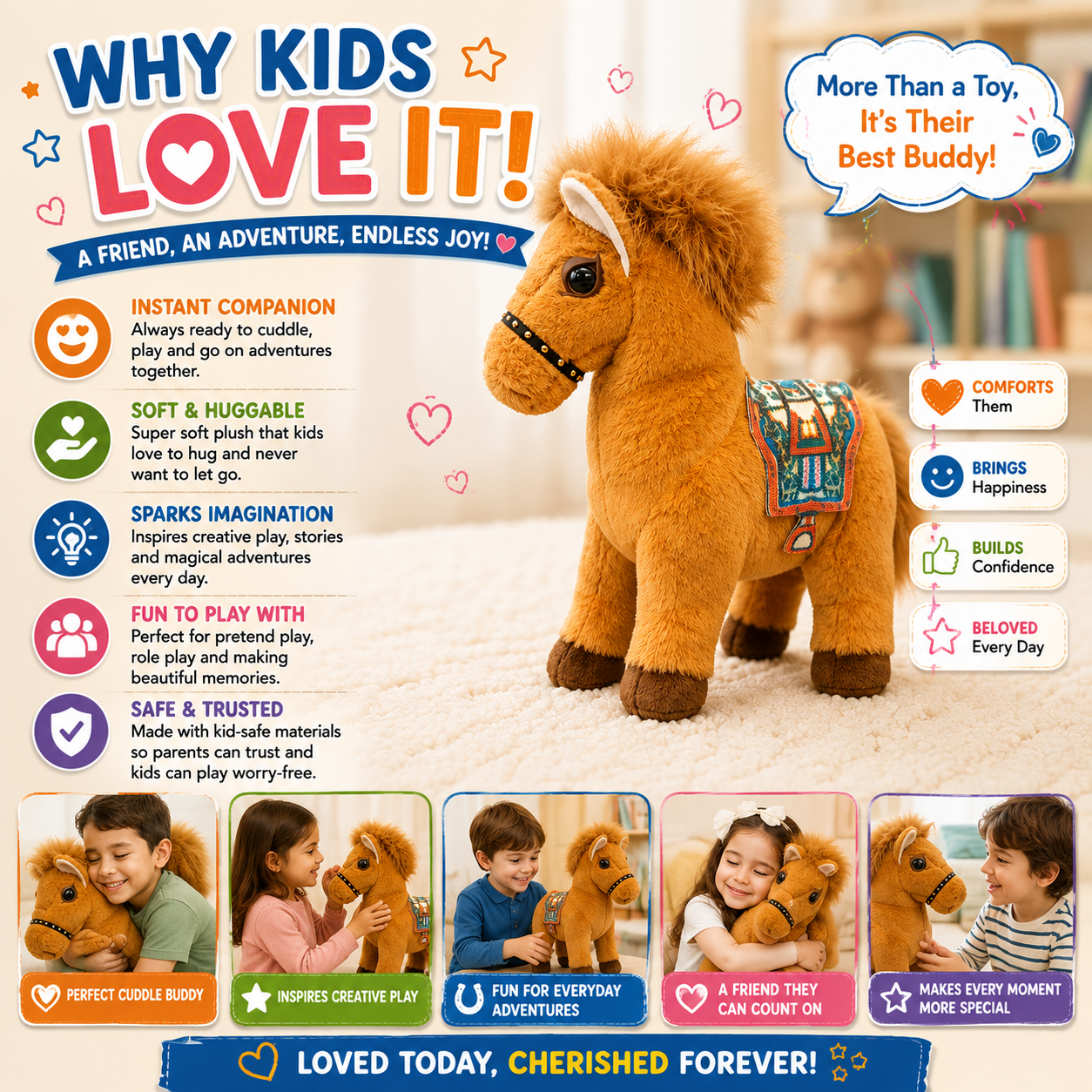 Horse Plush Toy