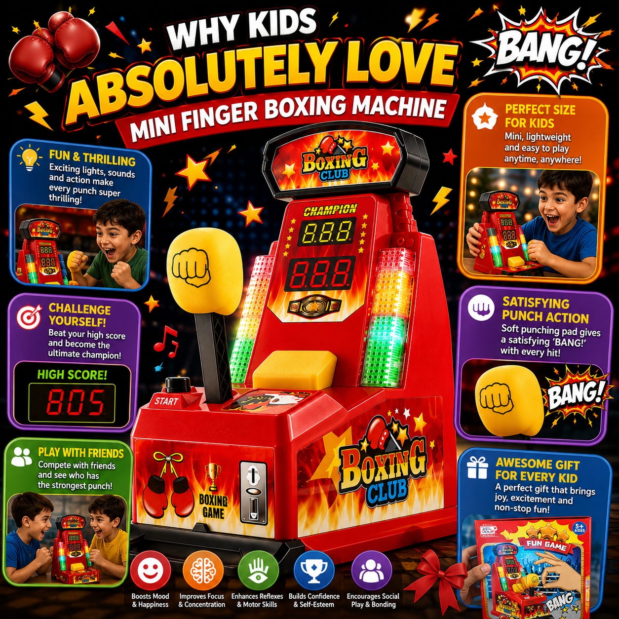 Mini Finger Boxing Machine