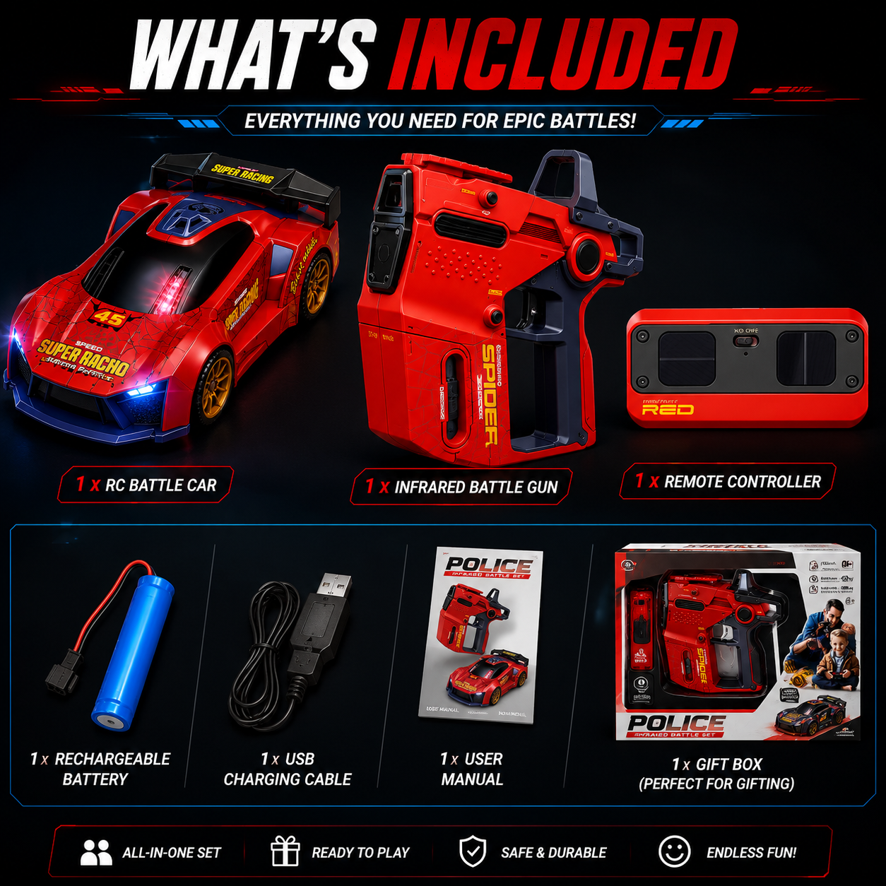 Infrared Battle RC Car