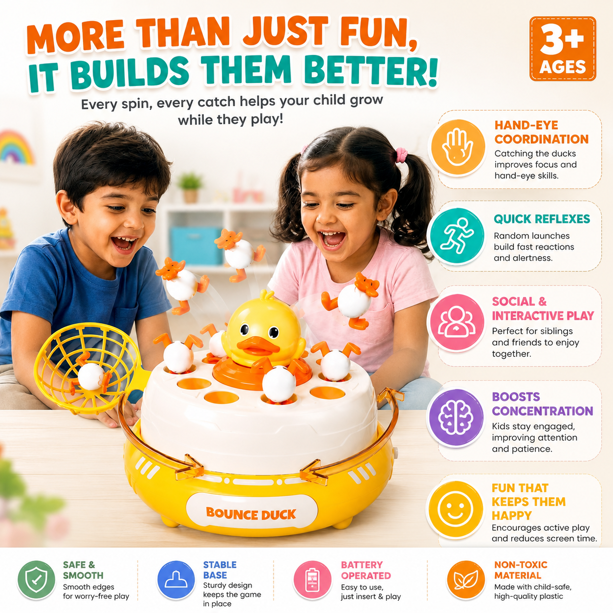 Funny Duck Launch Turntable
