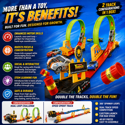 Racing Track Attack 2-in-1