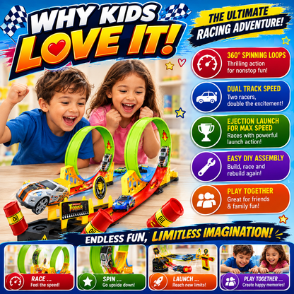 Racing Track Attack 2-in-1
