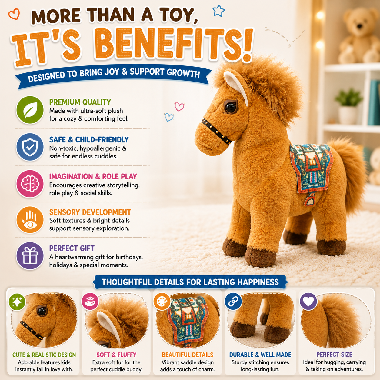 Horse Plush Toy