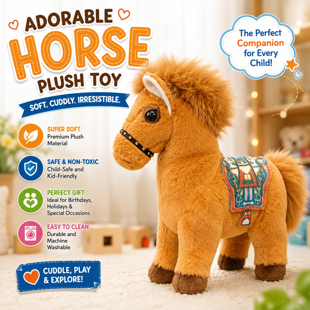Horse Plush Toy