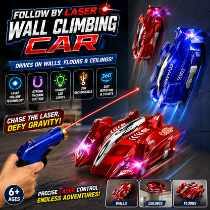 Follow By Laser Wall Climbing Car