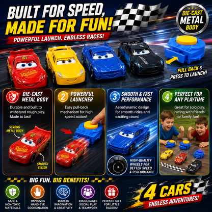Super Cars Alloy Die-Cast Toy Car Set