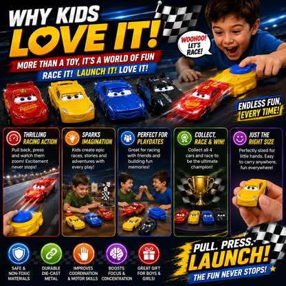 Super Cars Alloy Die-Cast Toy Car Set