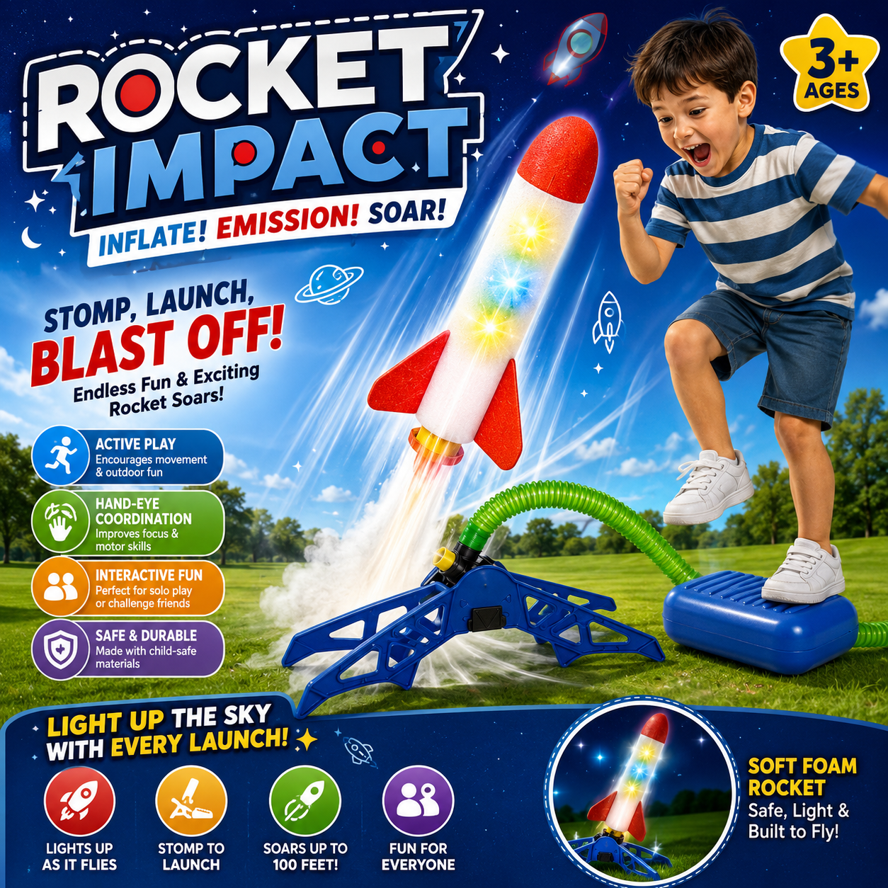 Rocket Impact Stomp Launcher