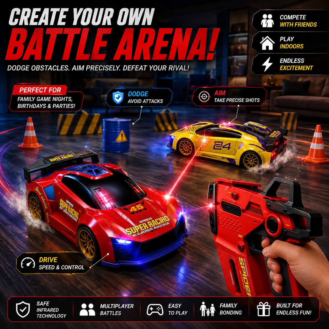 Infrared Battle RC Car