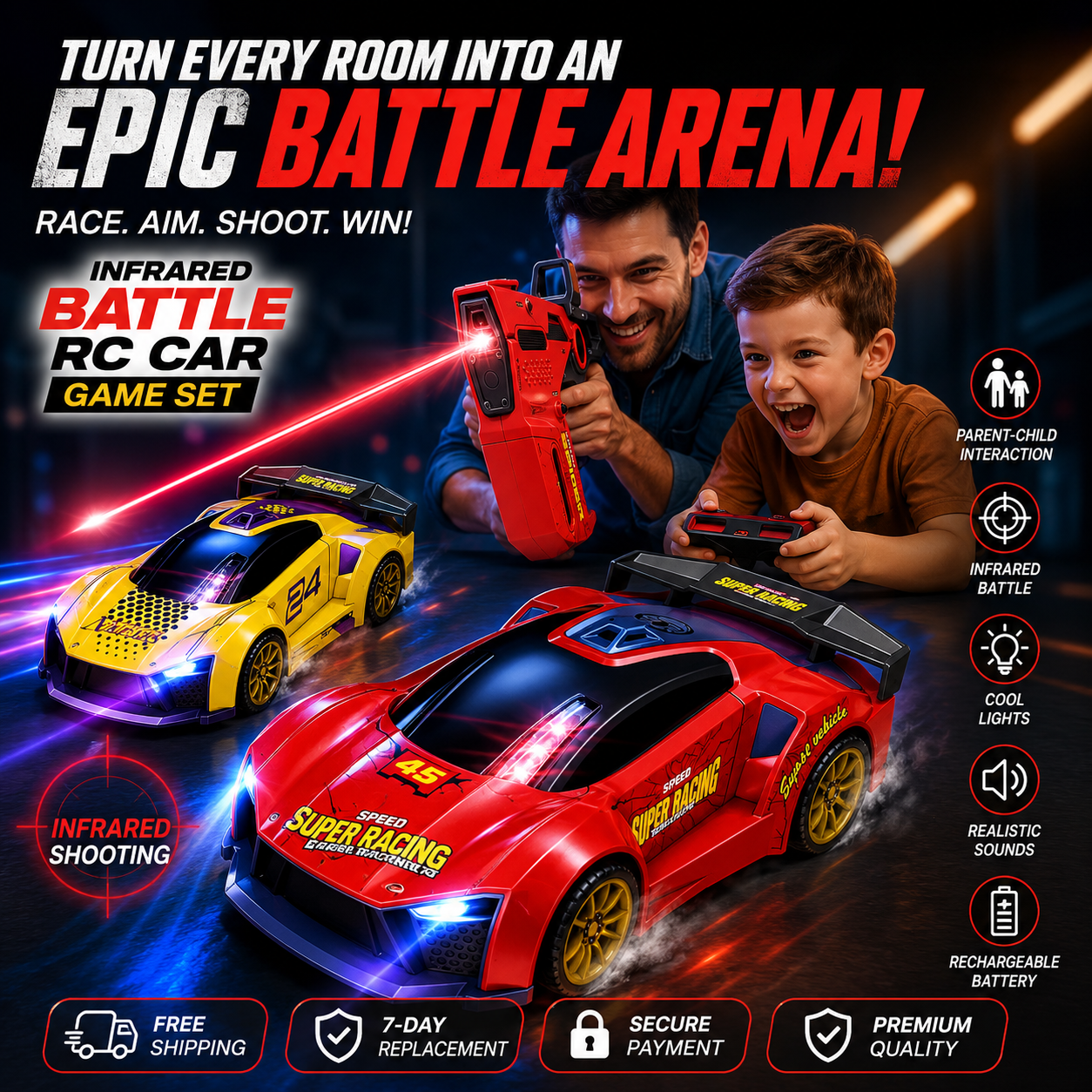 Infrared Battle RC Car