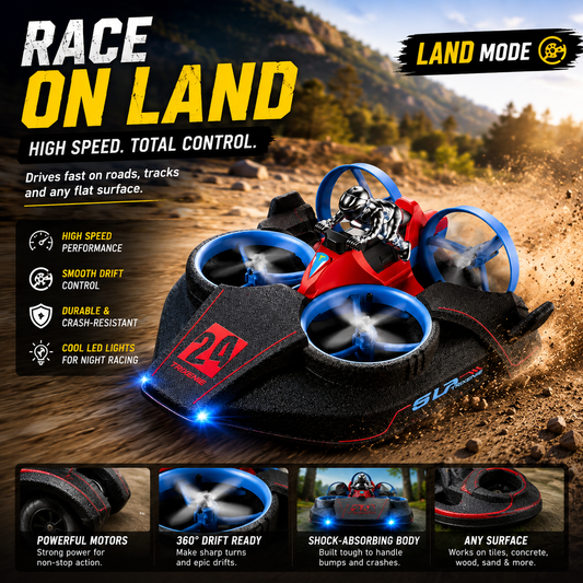 3 in 1 Hovercraft Drone
