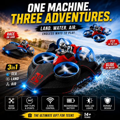 3 in 1 Hovercraft Drone