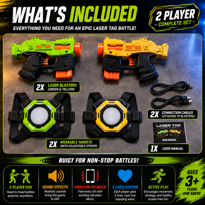 2 Player Laser Tag Set