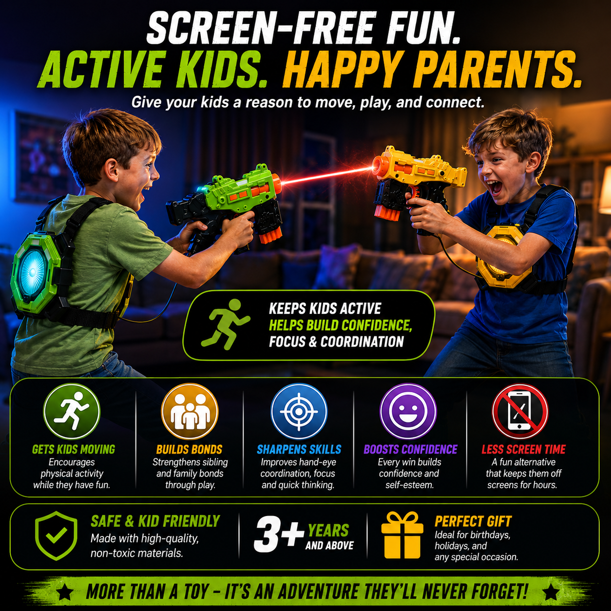 2 Player Laser Tag Set