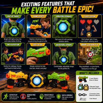2 Player Laser Tag Set
