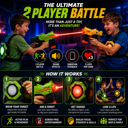 2 Player Laser Tag Set