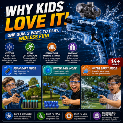 3 in 1 Water Gun Toy