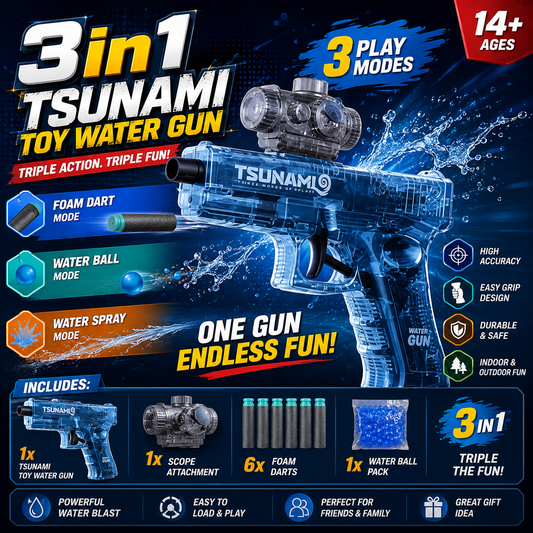 3 in 1 Water Gun Toy