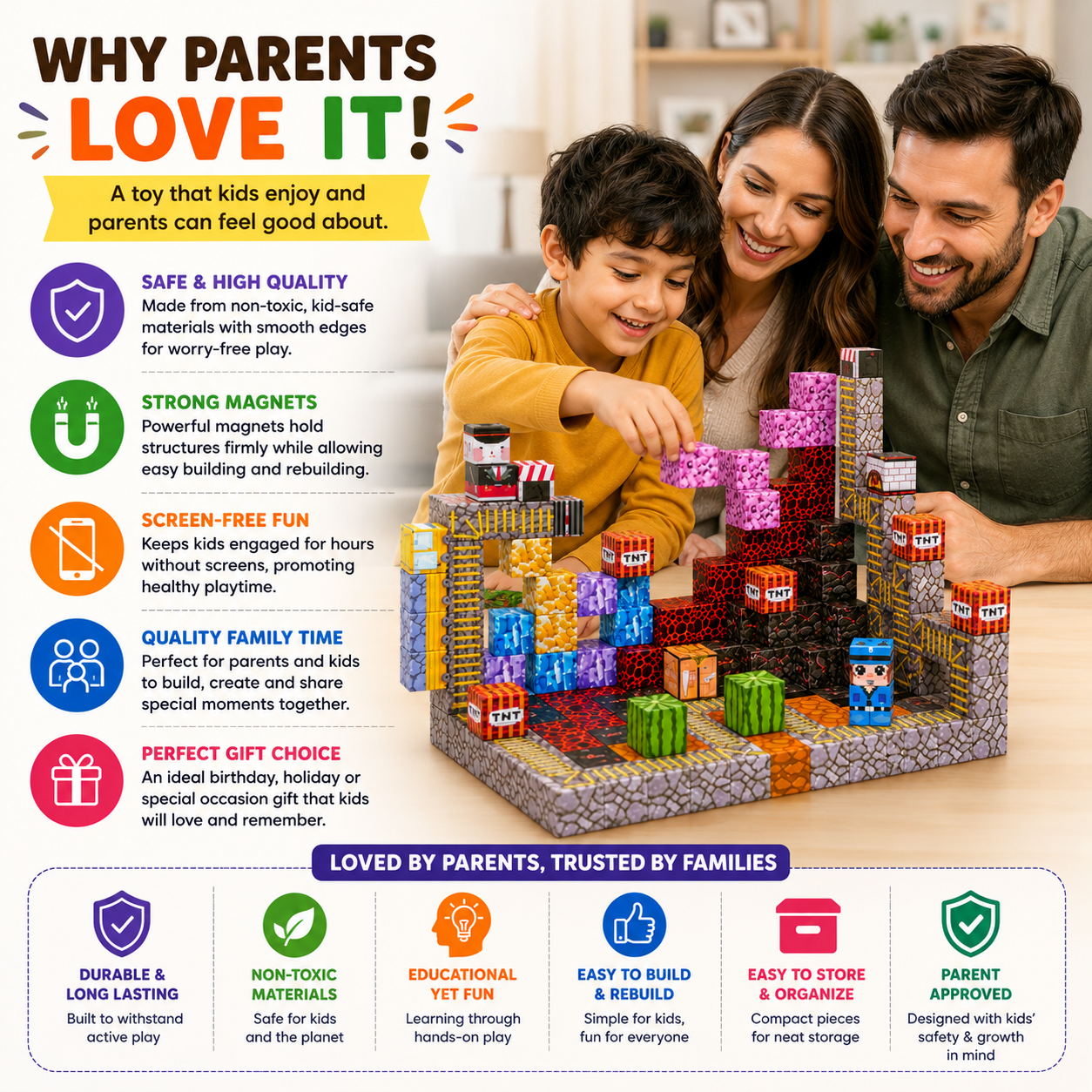 Magnetic Building Blocks
