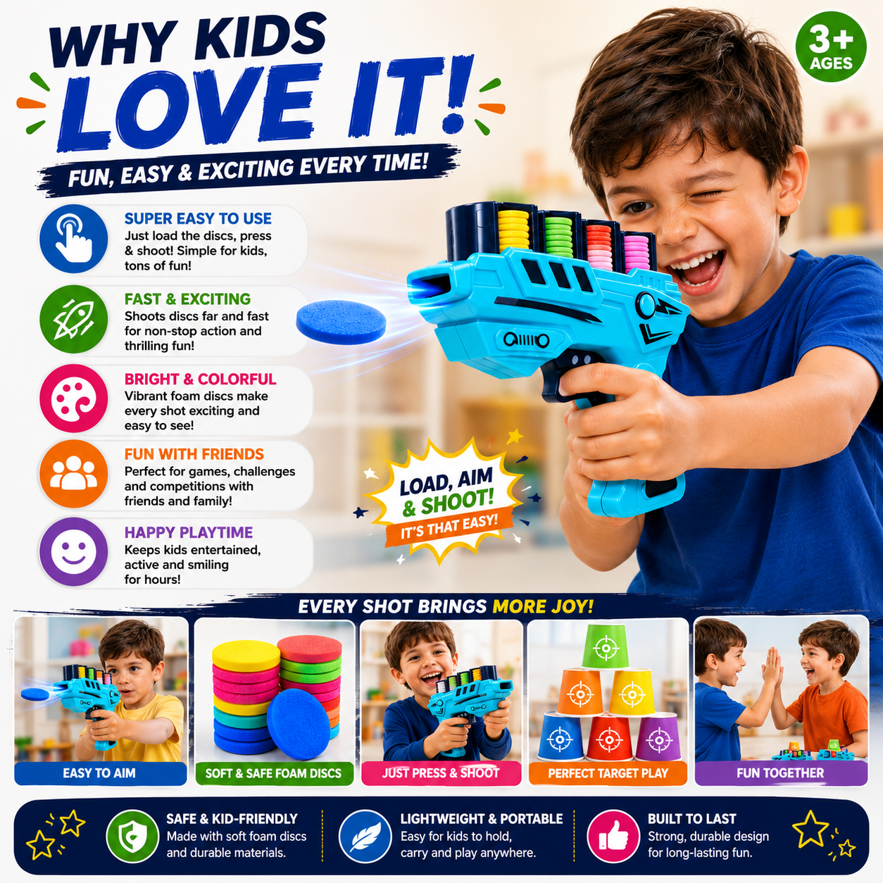 Shoot Disc Toy Gun