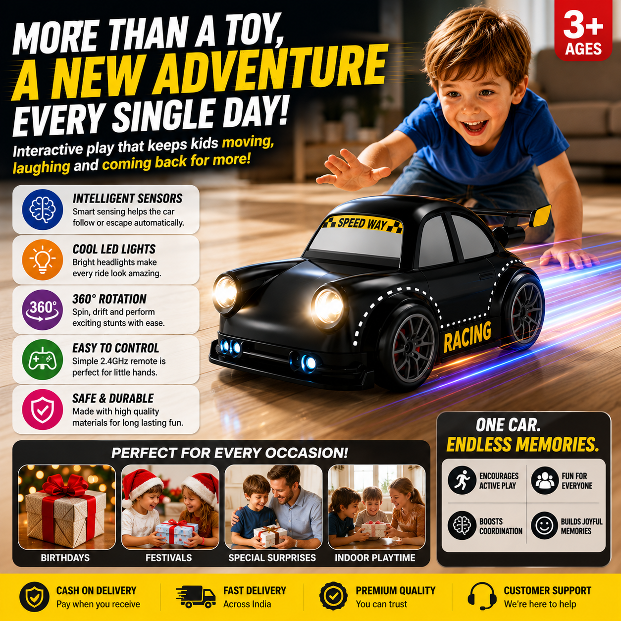 Multi Functional RC Car