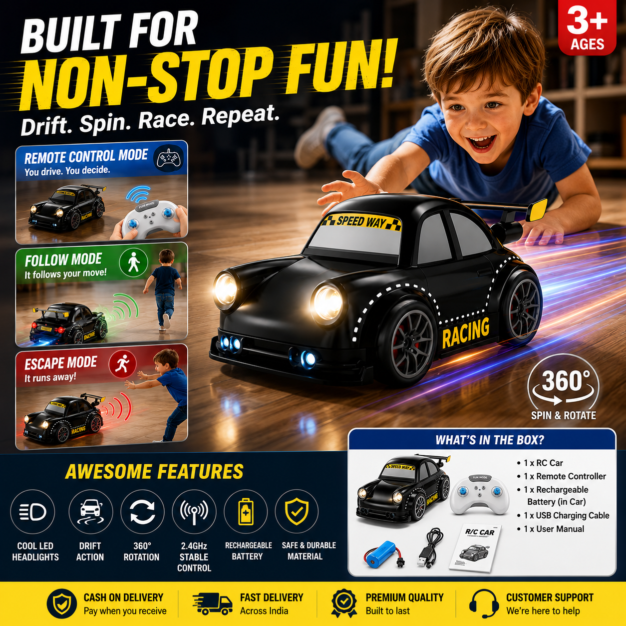 Multi Functional RC Car