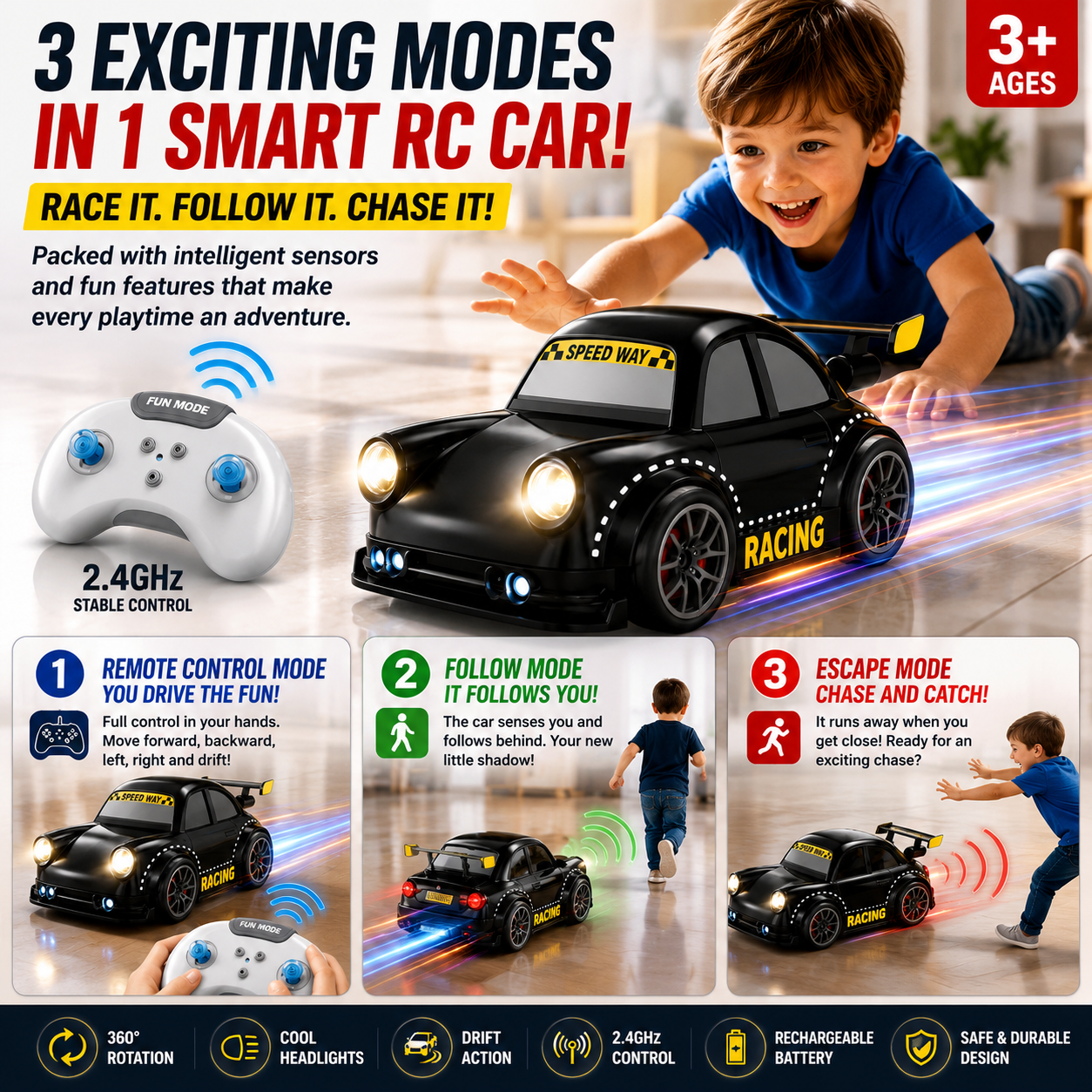 Multi Functional RC Car