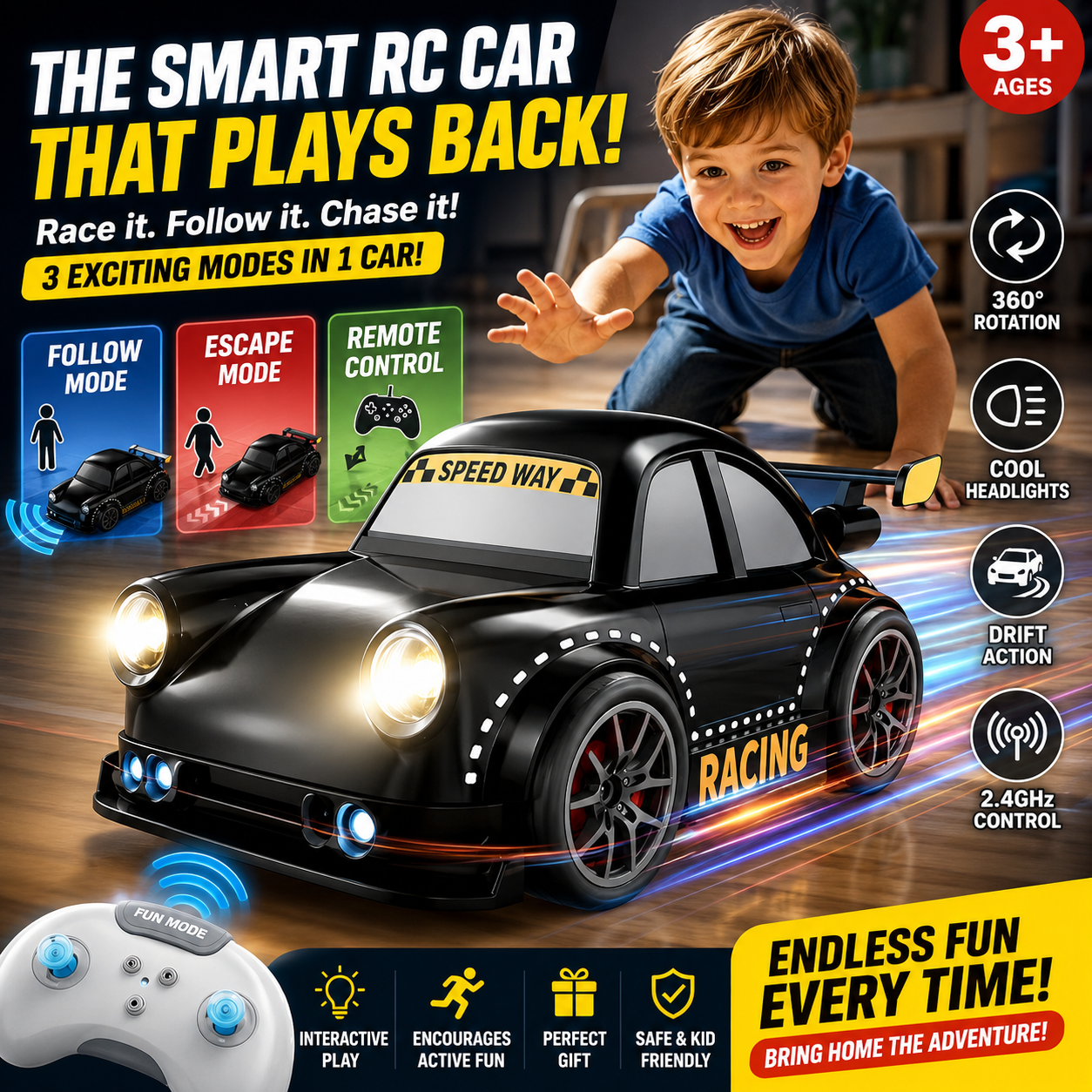 Multi Functional RC Car